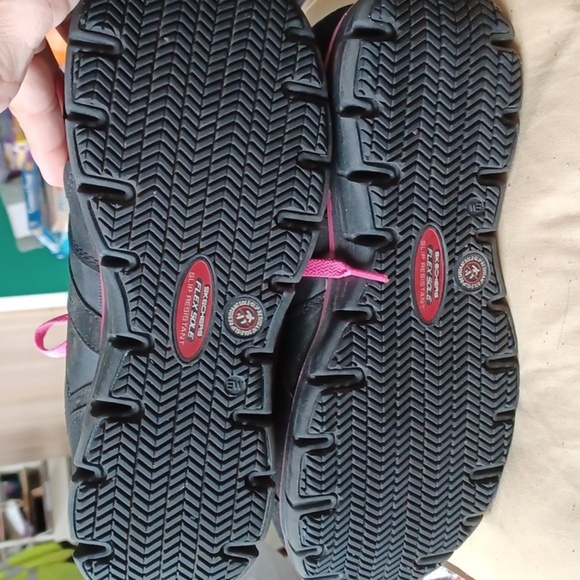 Skechers Synergy Sandlot Black Alloy Safety Toe Lace Work Shoes 76553 Womens 9 - Picture 7 of 7